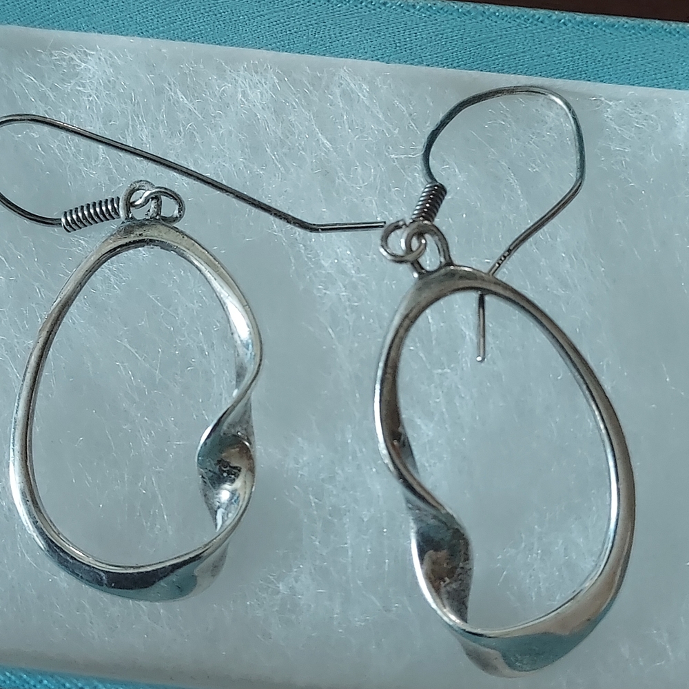 Elegant Silver Dangle Earrings